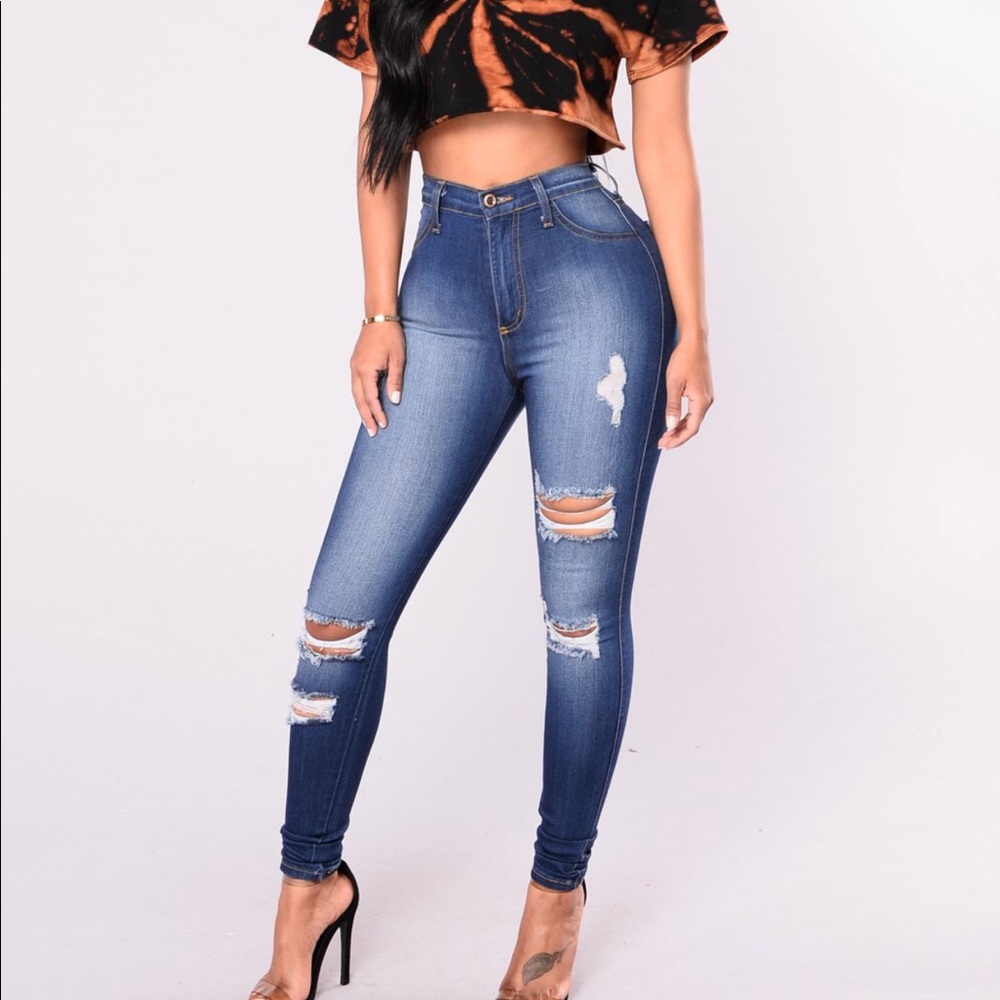 Fashion Nova High Waisted Jeans